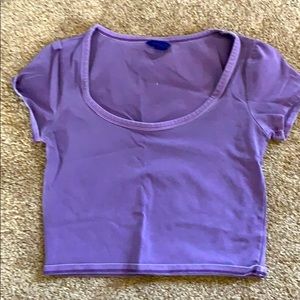 Crop Top- Purple